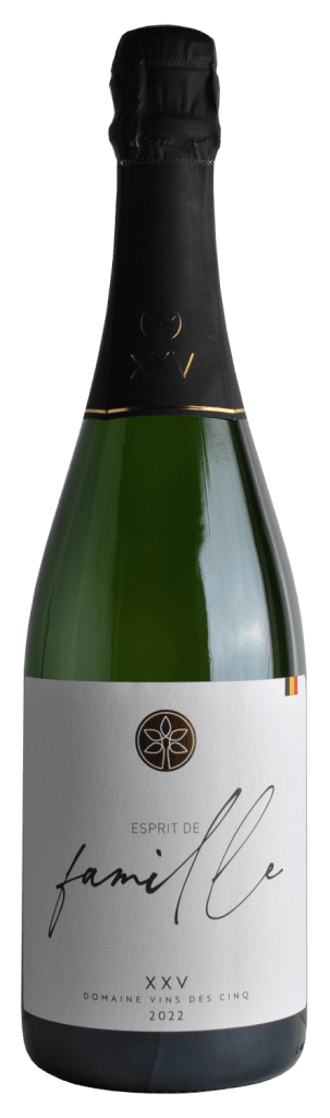 ESPRIT DE FAMILLE Non Dosé Blanc - bio - Domaine XXV - Vins des Cinq à Couthuin